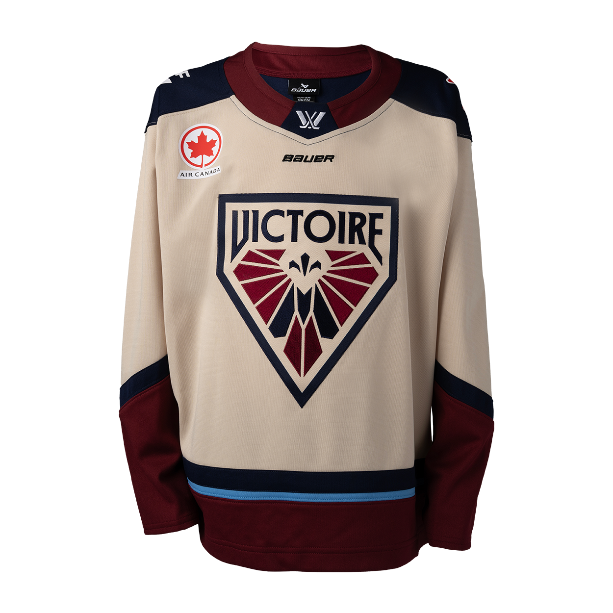 Montreal Victoire PWHL Bauer Youth Beige 2025 Replica Away Jersey