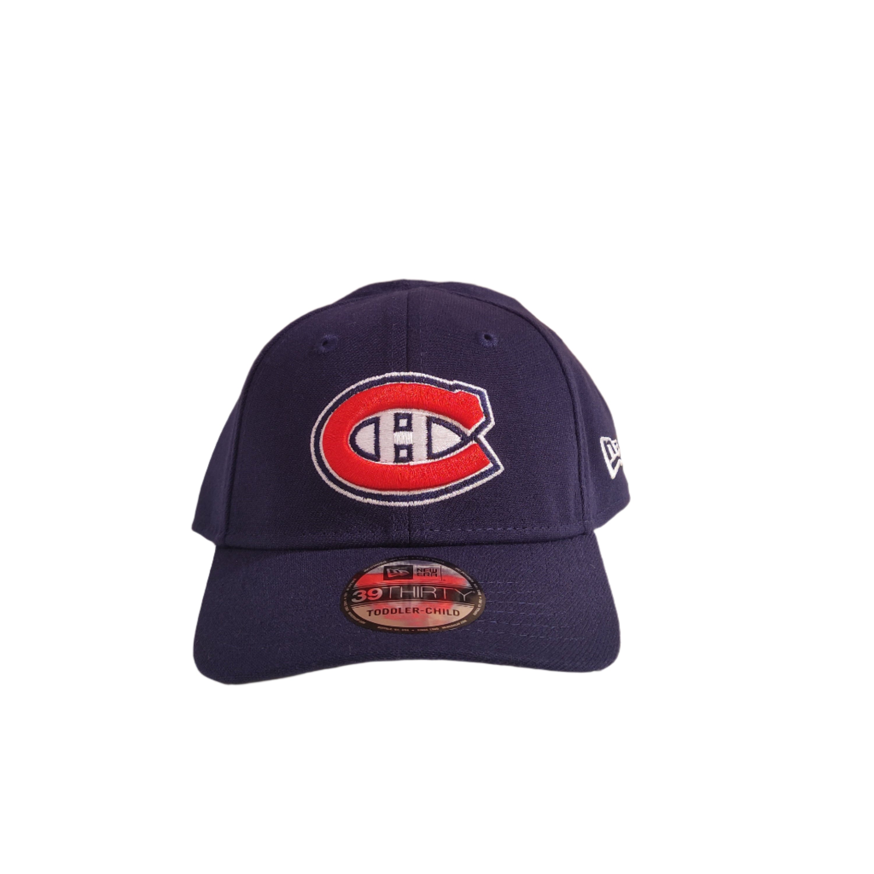 Montreal Canadiens NHL New Era Toddler Navy 39Thirty Stretch Fit Hat