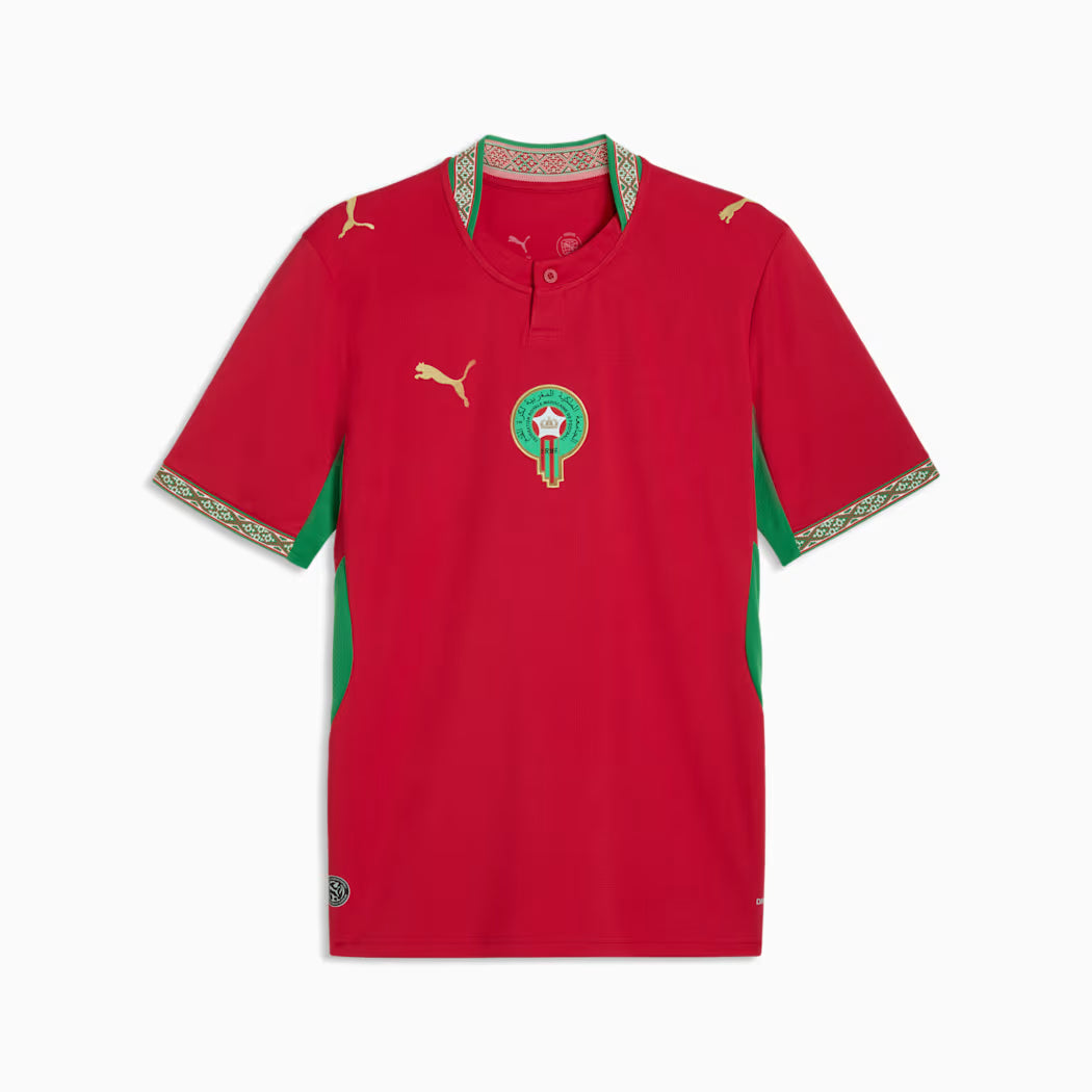Maillot Réplique Domicile Puma Homme Rouge Équipe Nationale Maroc 2026