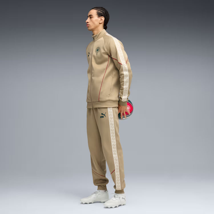 Veste d'hymne homme PUMA King motif rameau de chêne de l'équipe nationale du Maroc FIFA