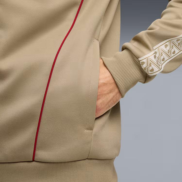 Veste d'hymne homme PUMA King motif rameau de chêne de l'équipe nationale du Maroc FIFA