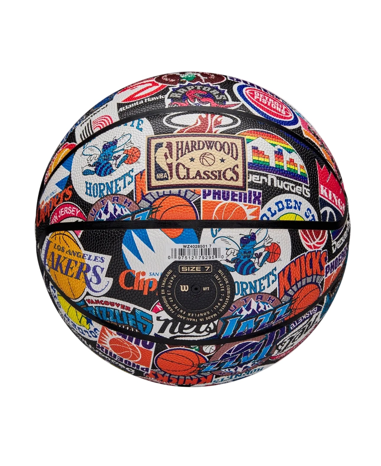 NBA Wilson All Team Retro Hardwood Classics Basketball