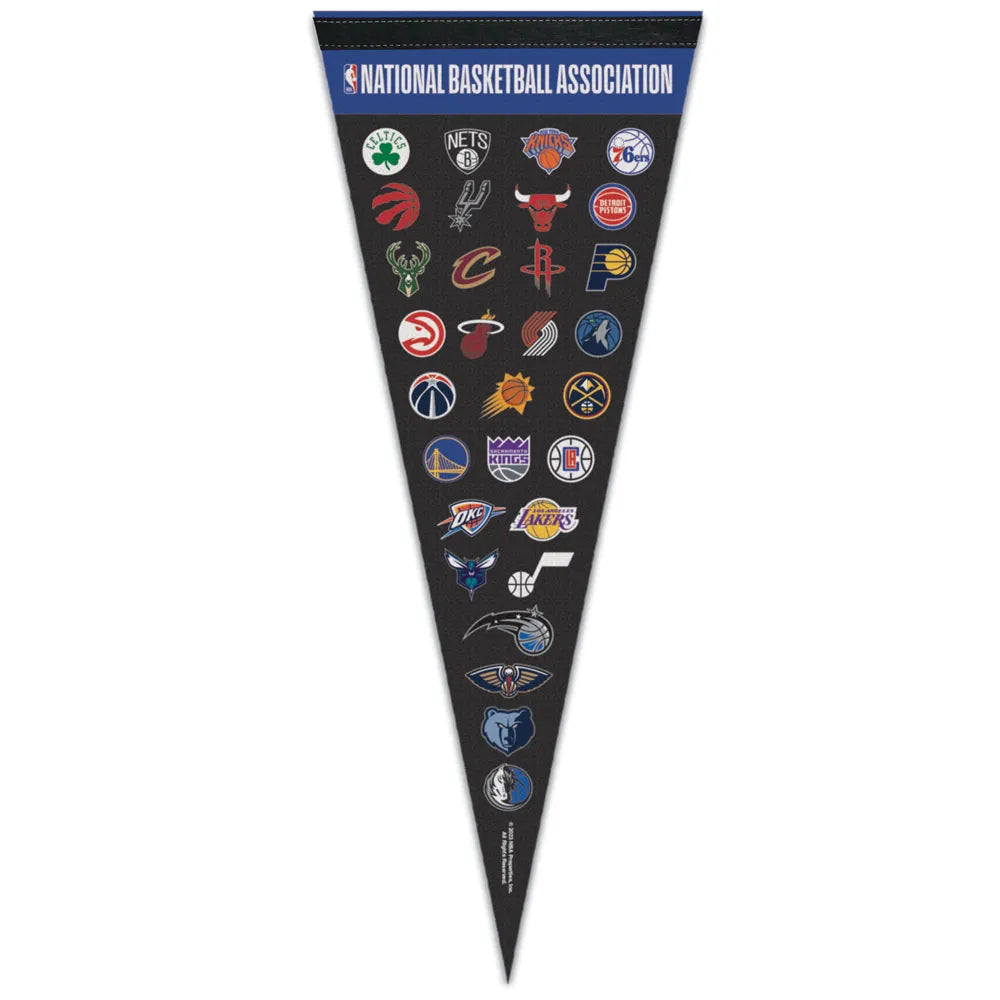 NBA WinCraft 12"x30" Mixed Teams Premium Pennant