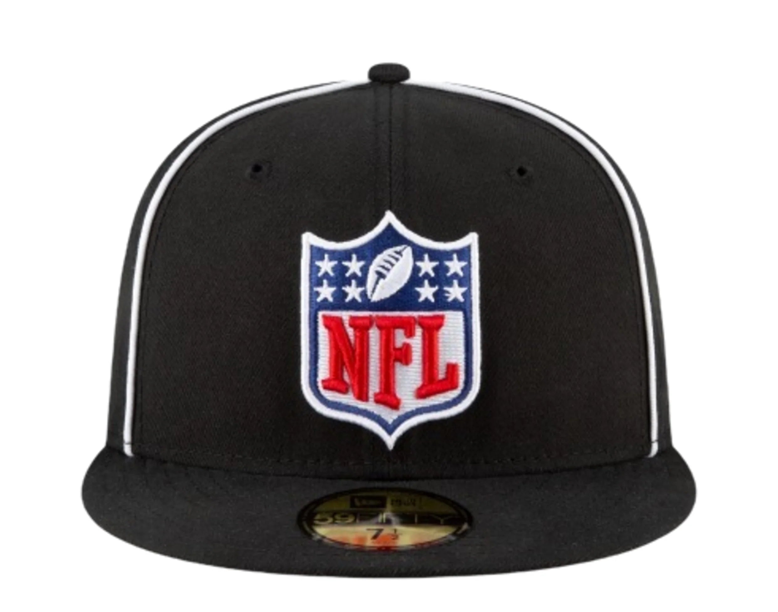 Casquette ajustée pour officiels On Field 59Fifty noire avec logo NFL Shield de New Era pour homme