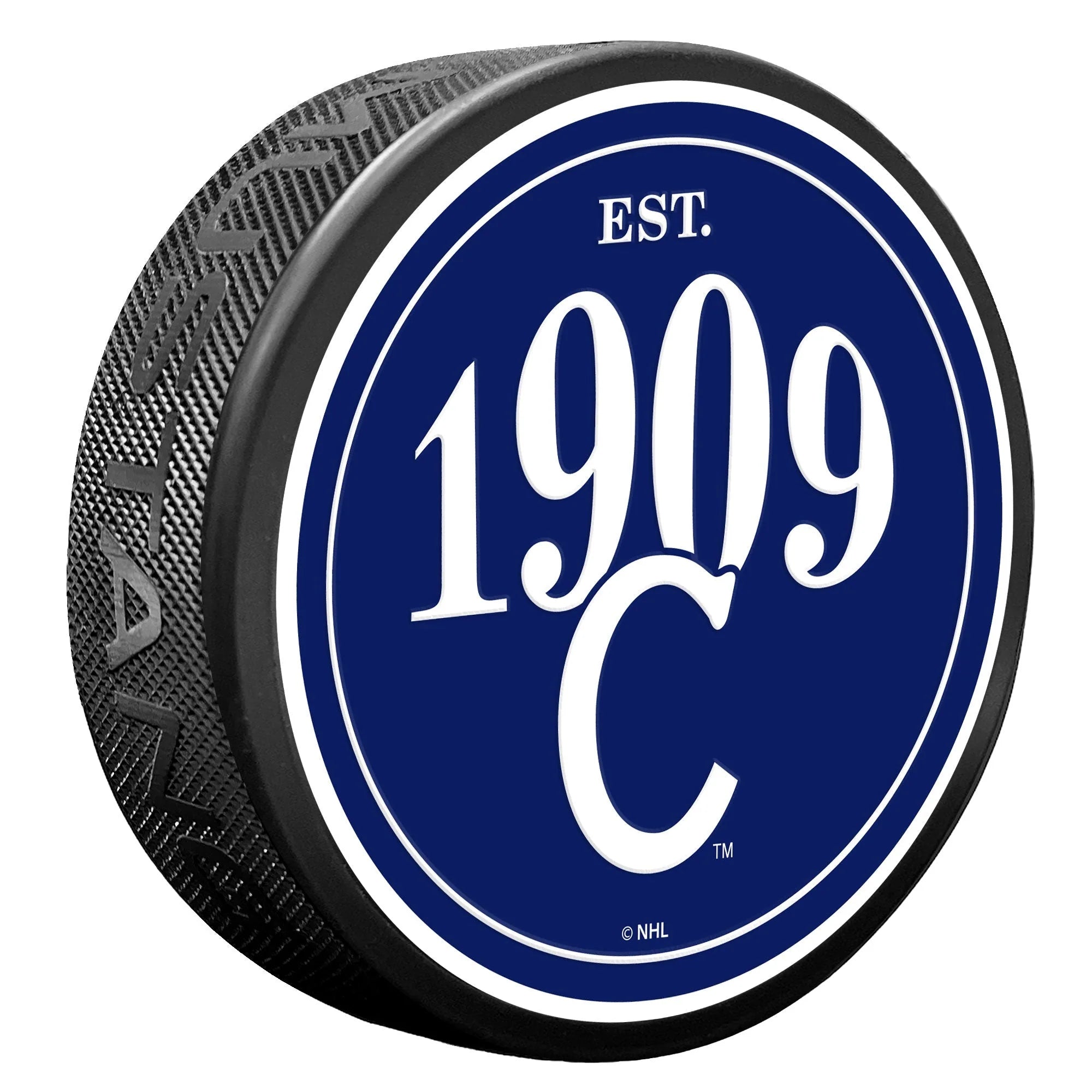 Montreal Canadiens NHL Founding Year Textured Hockey Puck