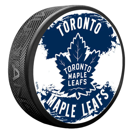 Toronto Maple Leafs NHL Splash Hockey Puck