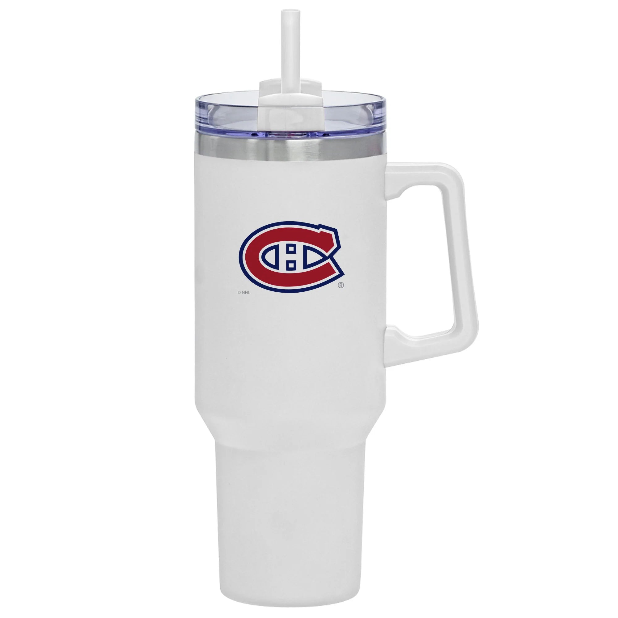 Montreal Canadiens NHL 40oz White Primary Logo Travel Mug