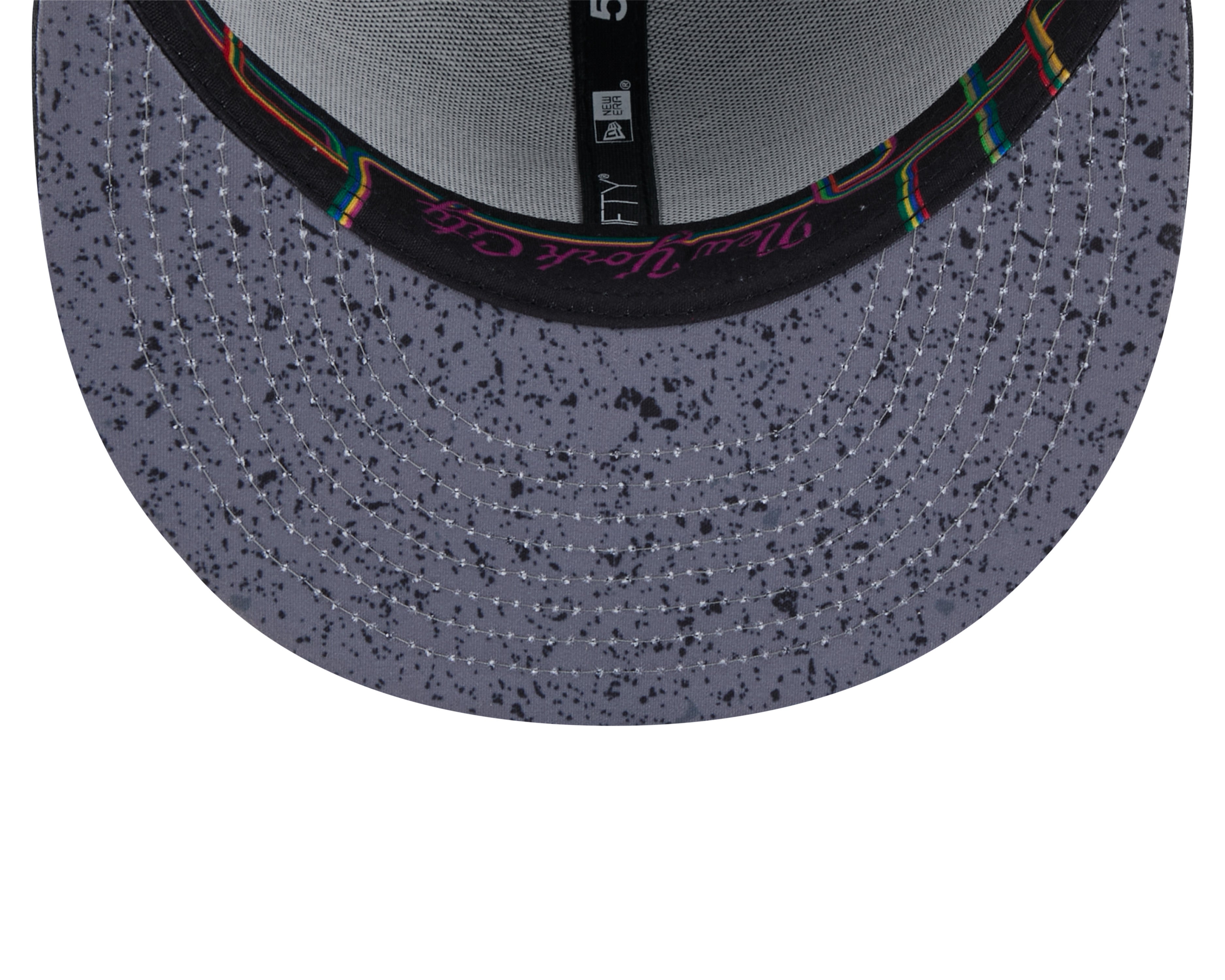 Casquette ajustée New Era 59Fifty 2024 City Connect pour homme, couleur graphite, des Mets de New York, MLB