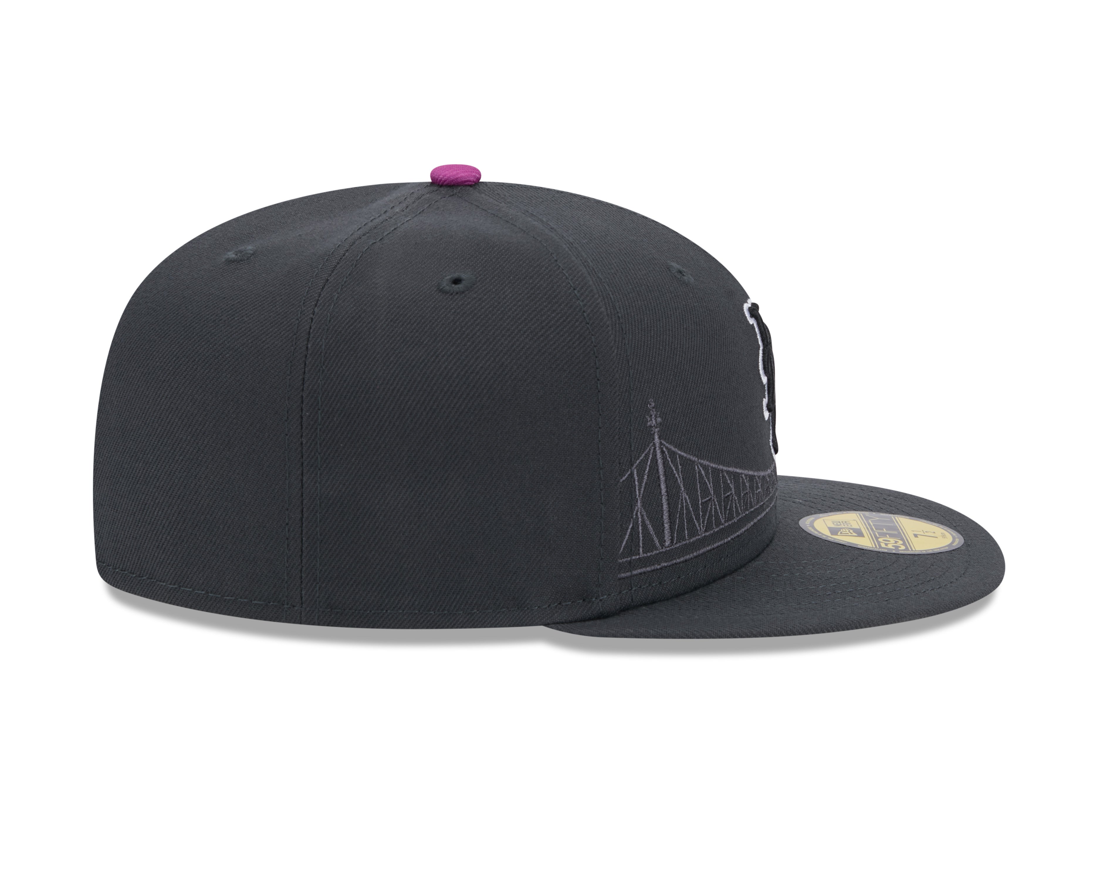 Casquette ajustée New Era 59Fifty 2024 City Connect pour homme, couleur graphite, des Mets de New York, MLB