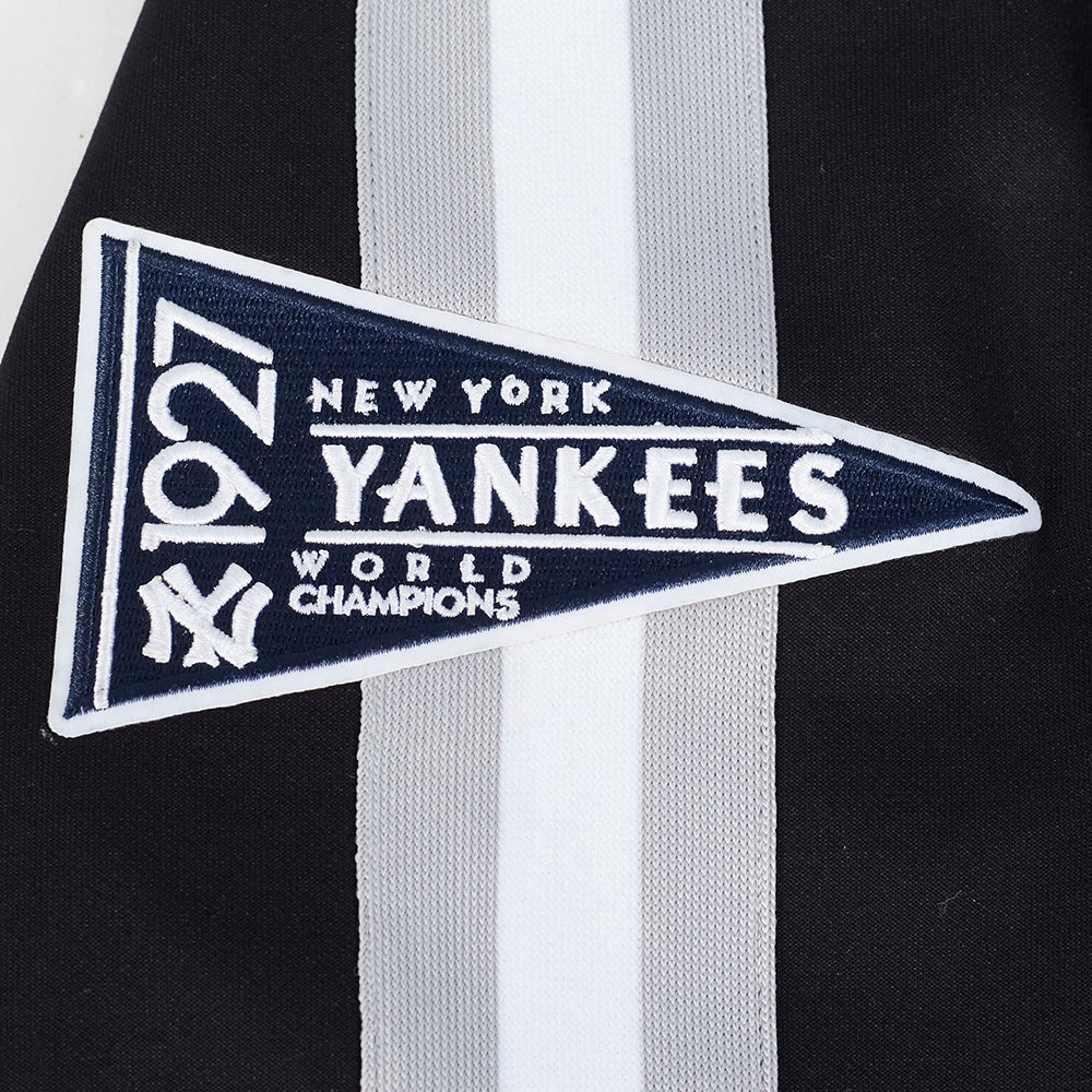 Veste en maille double noire Cooperstown pour homme des Yankees de New York (MLB Pro Standard)