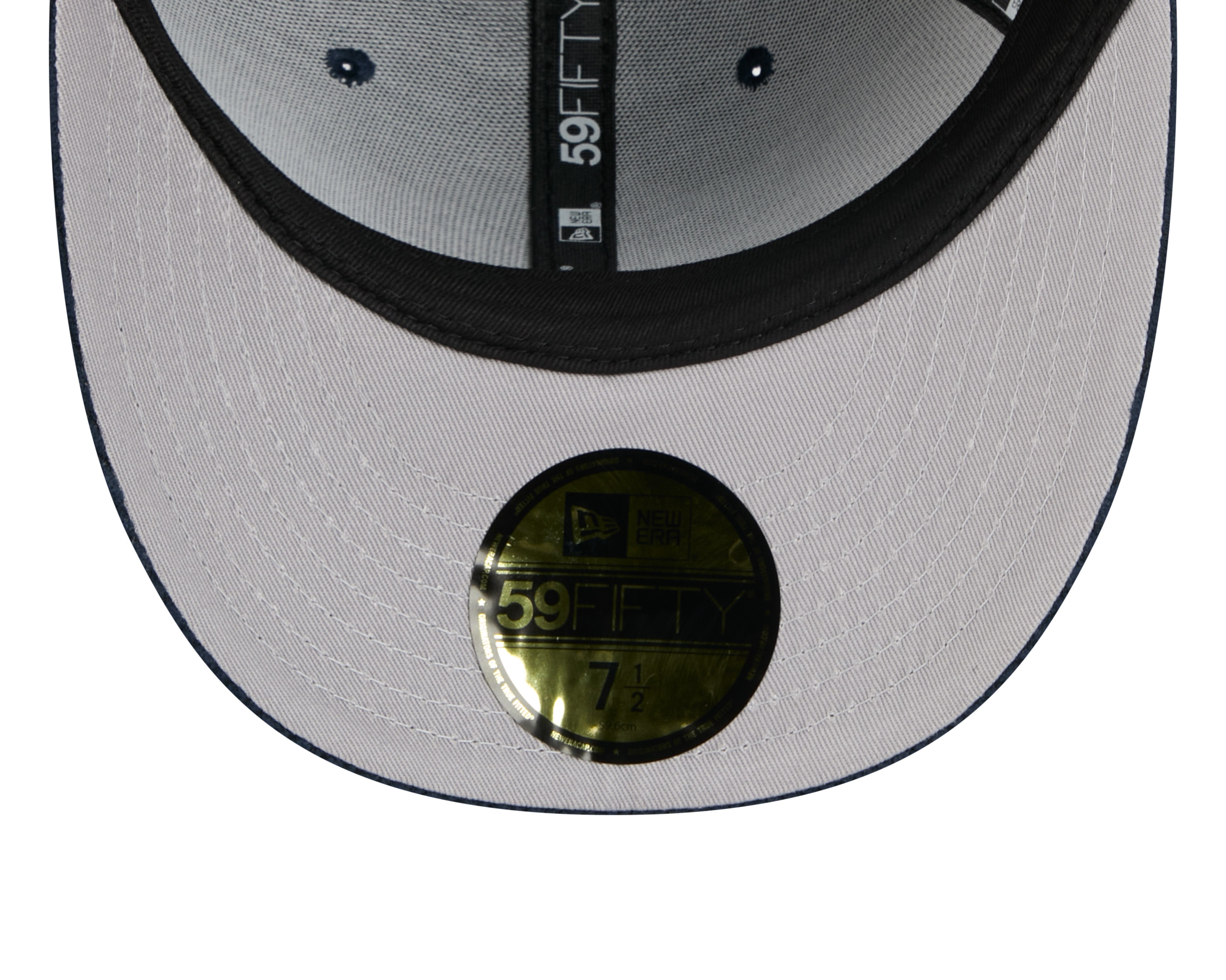 New York Yankees MLB New Era Men's Navy 59Fifty Chenille Pop Fitted Hat