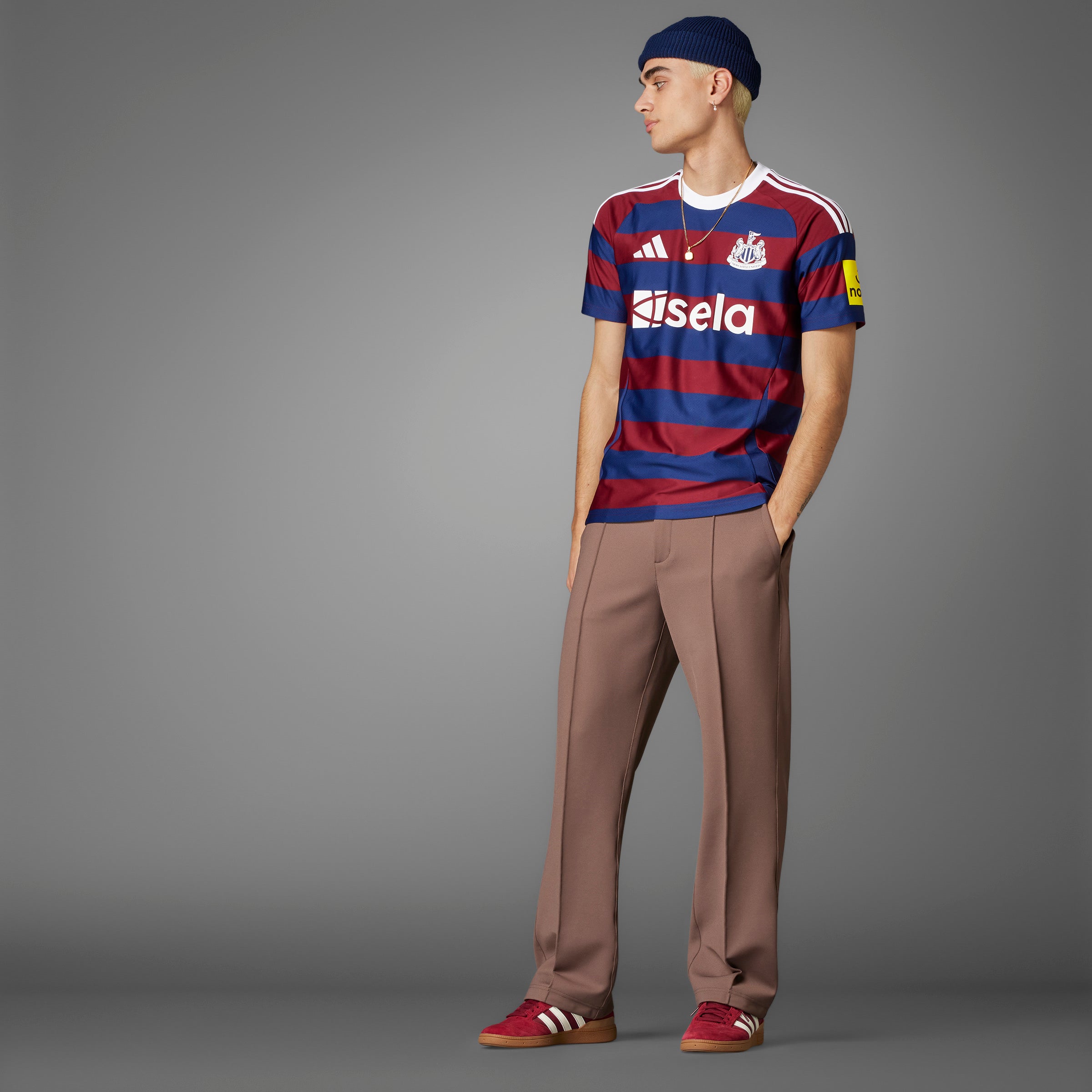 Maillot réplique Adidas Newcastle United FC EPL 2024/25 rouge/bleu pour homme