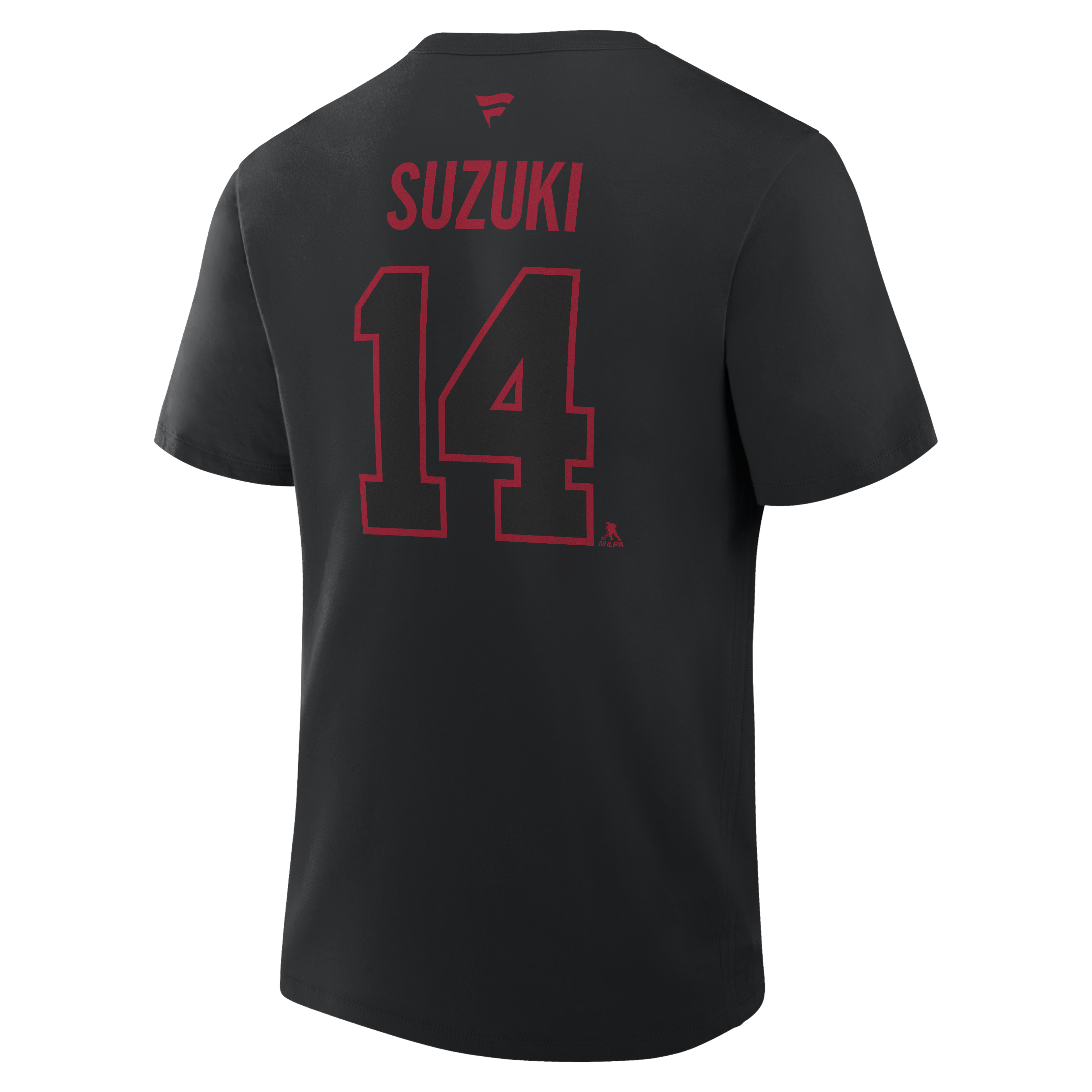 T-shirt noir authentique Nick Suzuki des Canadiens de Montréal (NHL) de marque Fanatics pour hommes