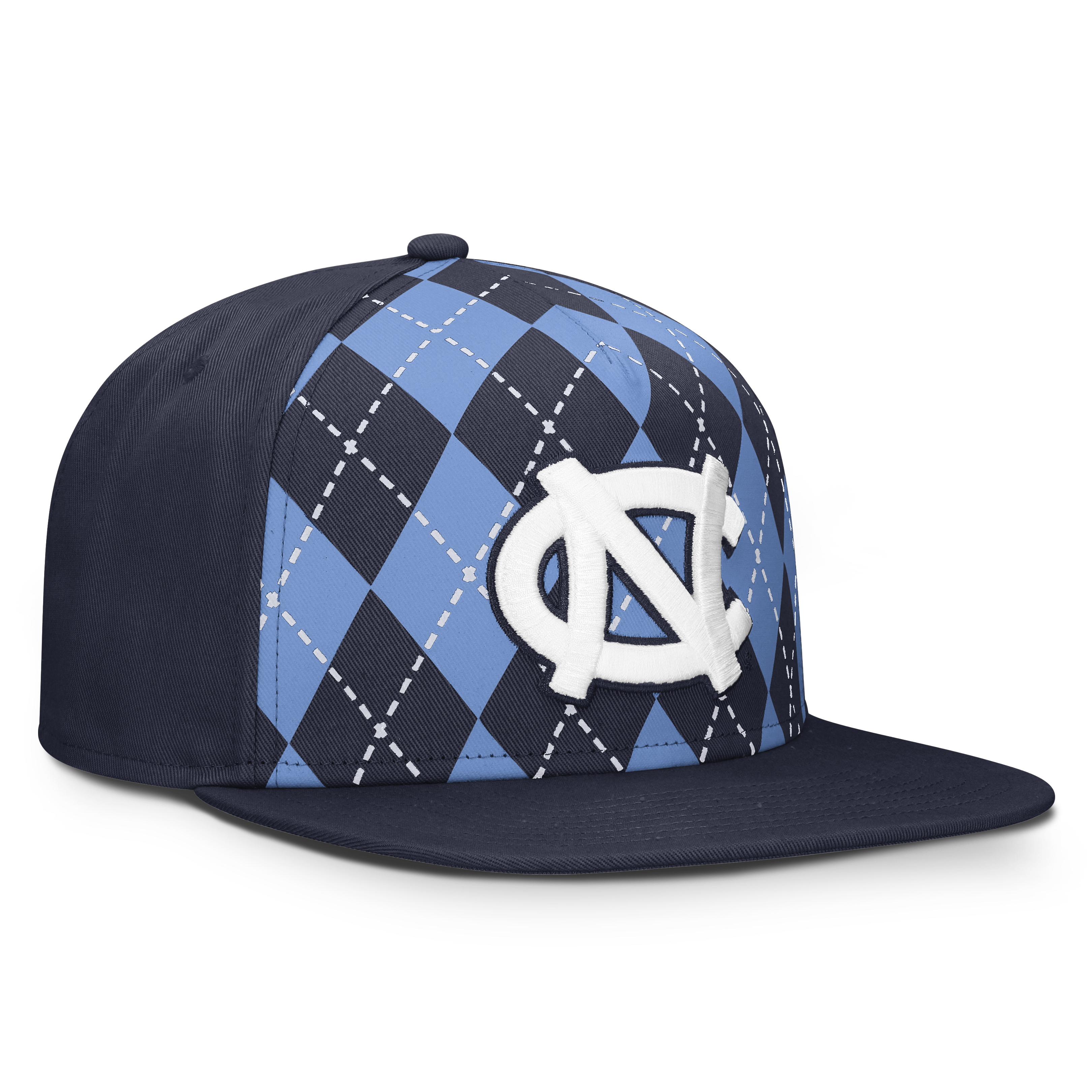 North Carolina Tar Heels NCAA Jordan Men's Navy Pro Argyle Snapback Hat
