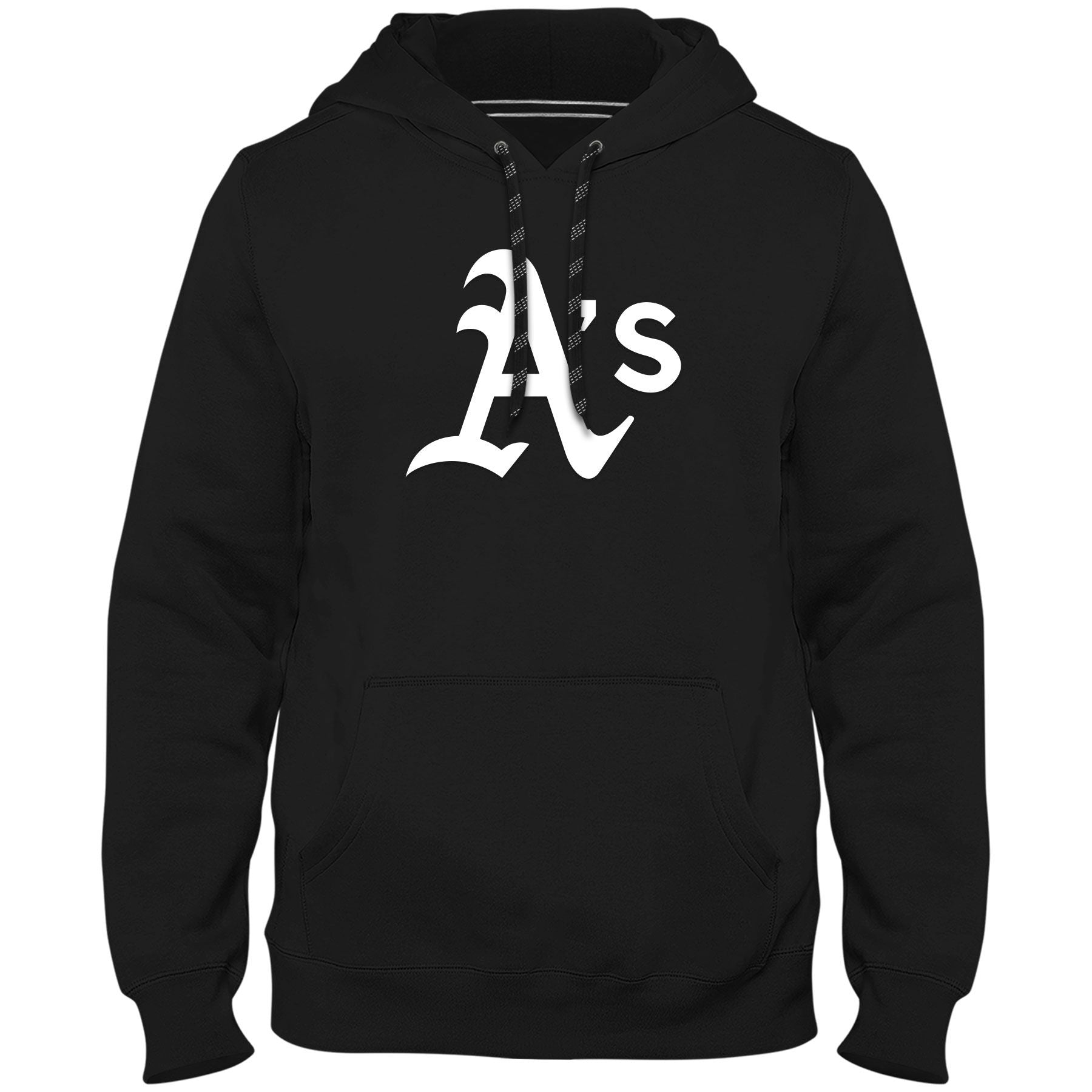 Oakland Athletics MLB Bulletin Sweat à capuche noir avec logo en sergé Express pour hommes