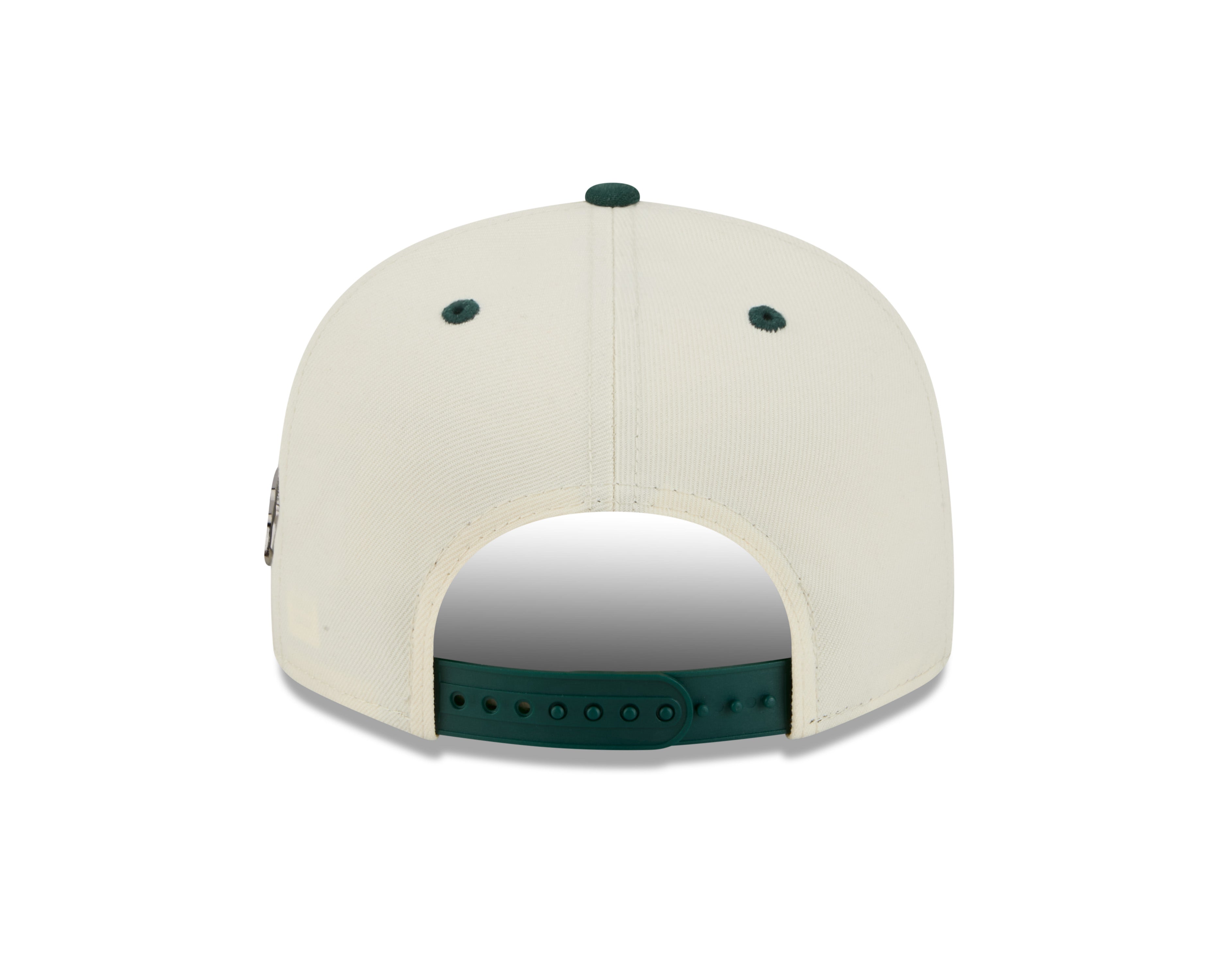 Oakland Athletics MLB New Era Men's Cream/Green 9Fifty Mascot Pin Snapback
