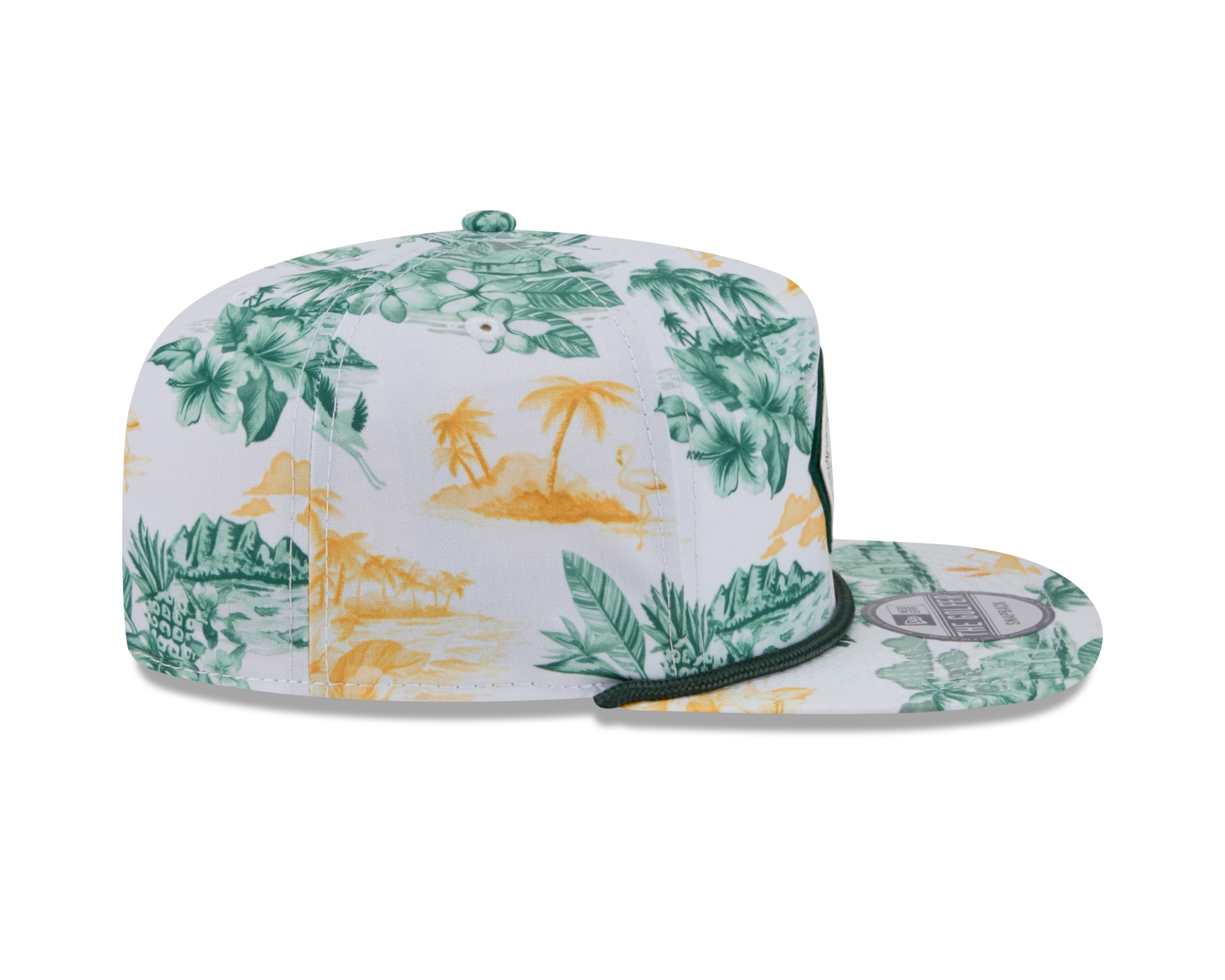 Oakland Athletics MLB New Era Men's White Cord Golfer Printed Snapback