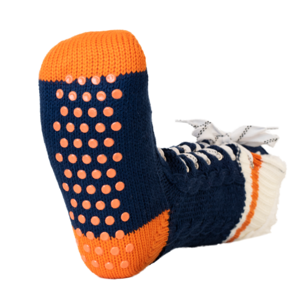 Edmonton Oilers NHL Hockey Sockey Unisex Navy Slipper Skates Socks