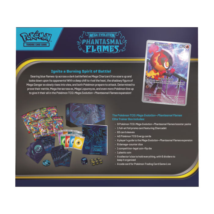 Pokémon TCG Mega Evolution ME2 Phantasmal Flames Elite Trainer Box