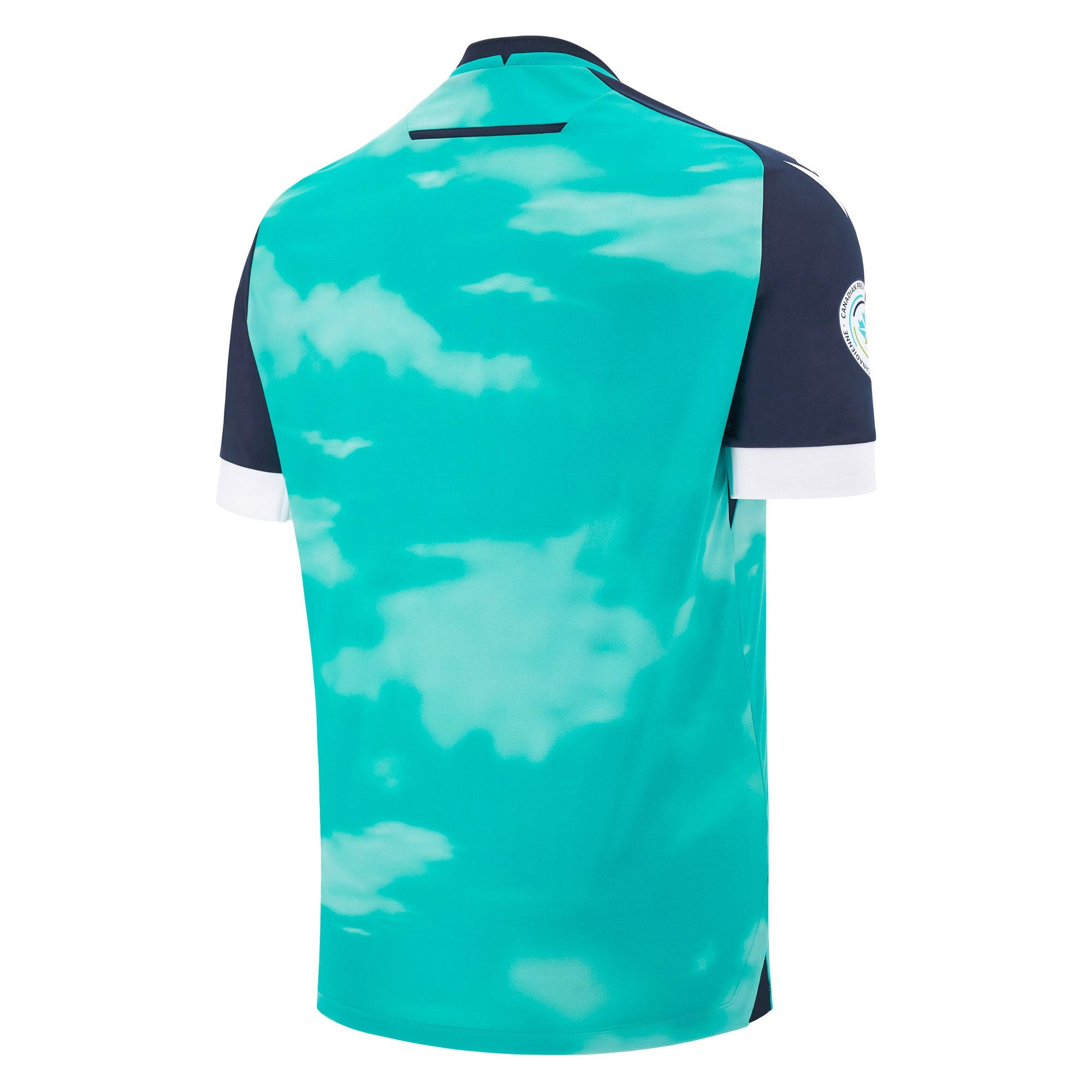 Maillot de match alternatif bleu sarcelle 2025/26 pour homme du Pacific FC CPL Macron