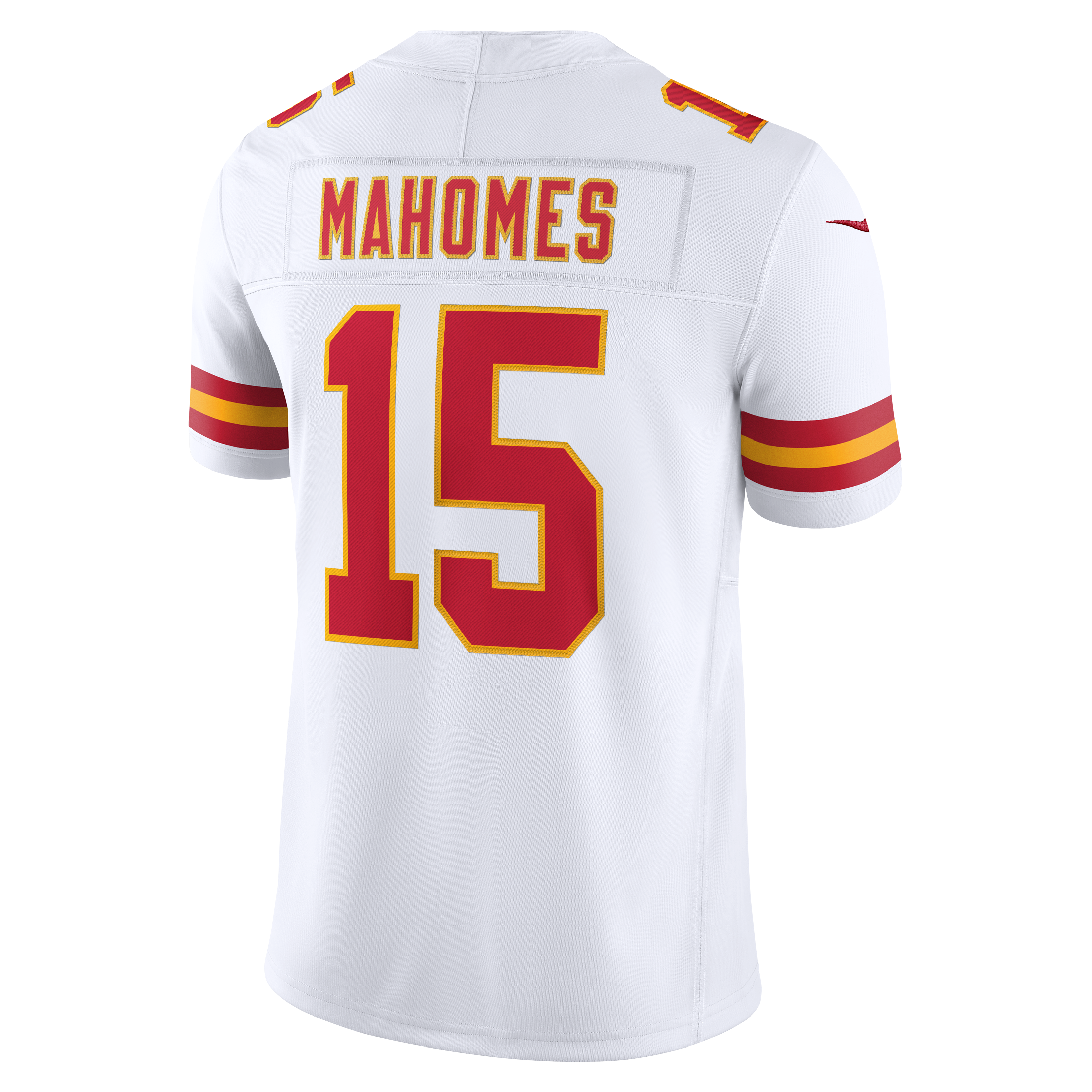 Patrick Mahomes Kansas City NFL Nike Men's White Vapor F.U.S.E. Limited Player Sewn Jersey
