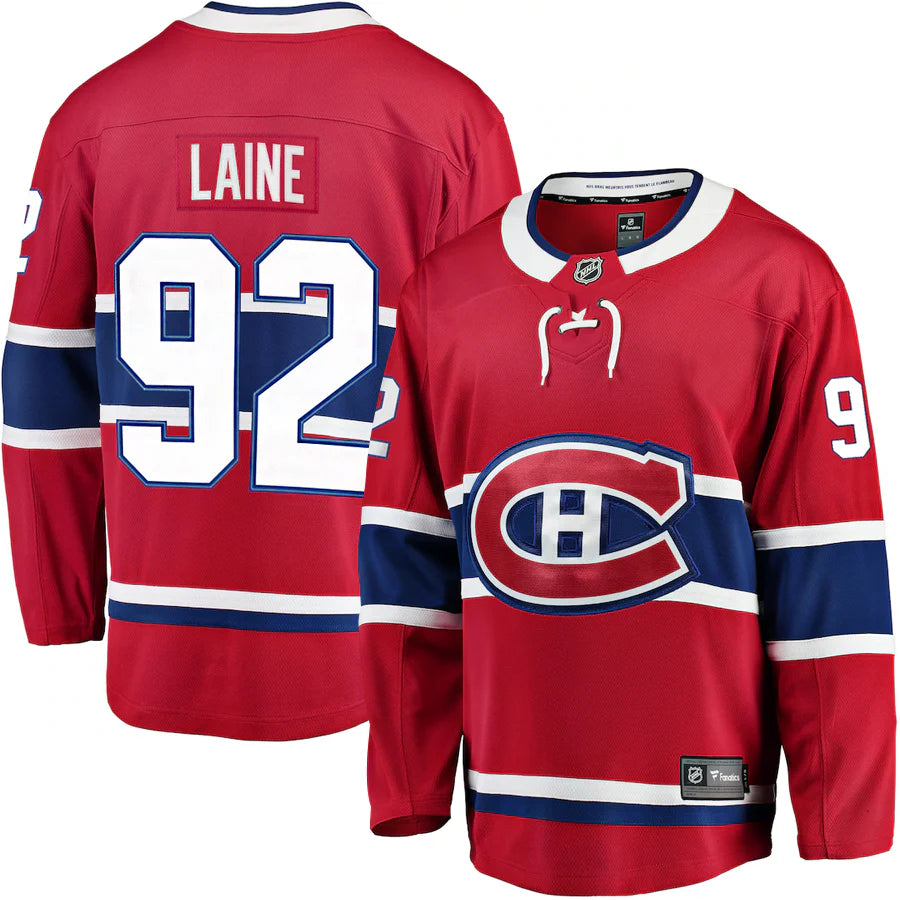 Patrik Laine Montreal Canadiens NHL Fanatics Branded Men's Red Breakaway Jersey