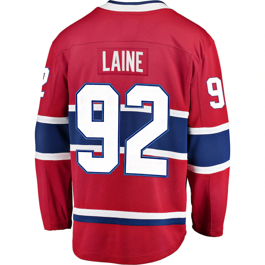Patrik Laine Montreal Canadiens NHL Fanatics Branded Men's Red Breakaway Jersey