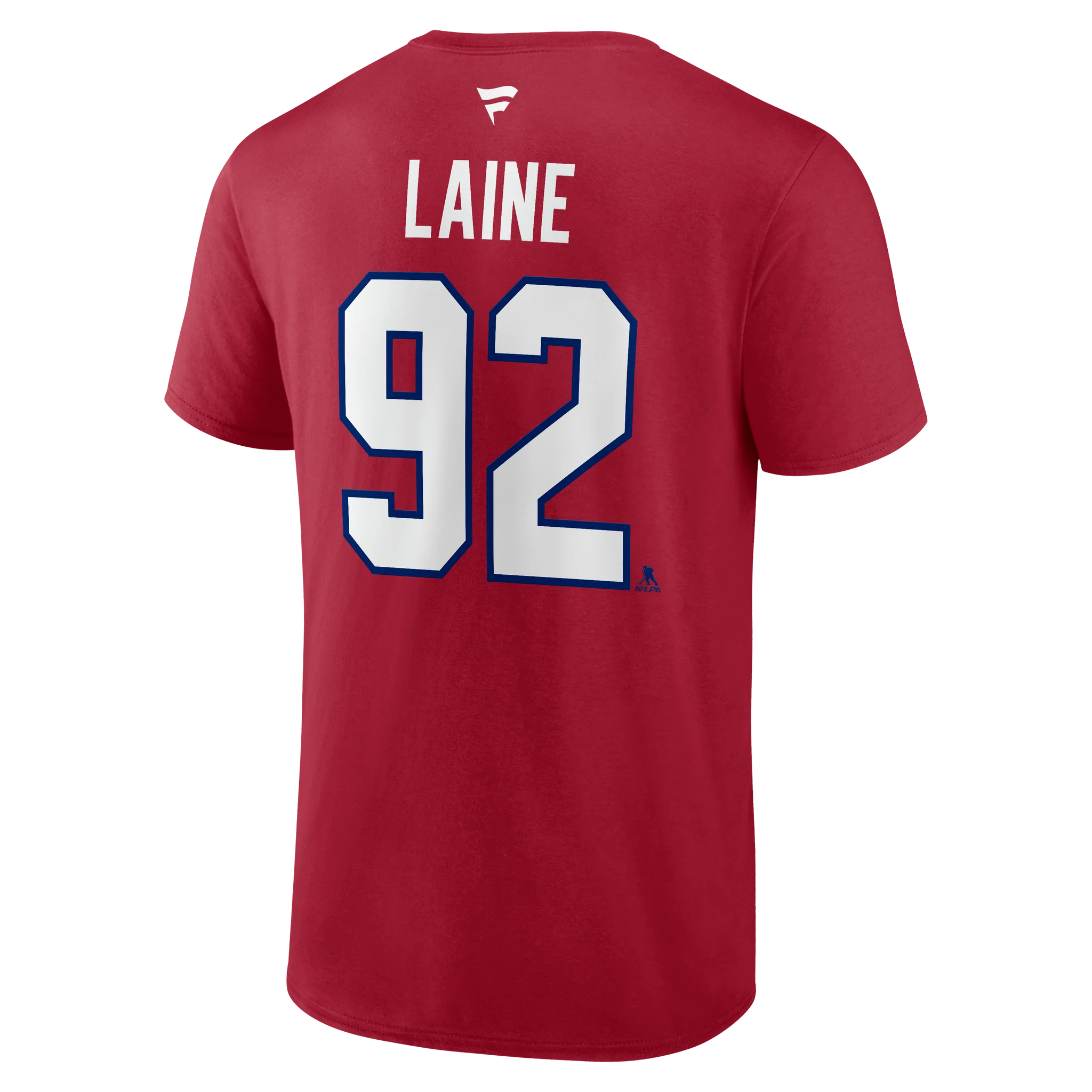 T-shirt authentique rouge de marque NHL Fanatics des Canadiens de Montréal de Patrik Laine pour homme