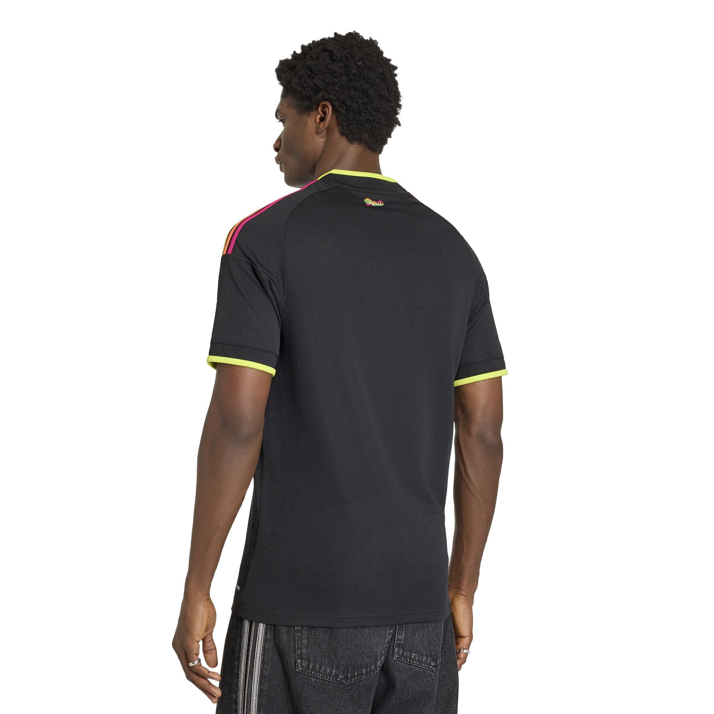 Peru National Team FIFA Adidas Men's Black 2026 Replica Away Jersey