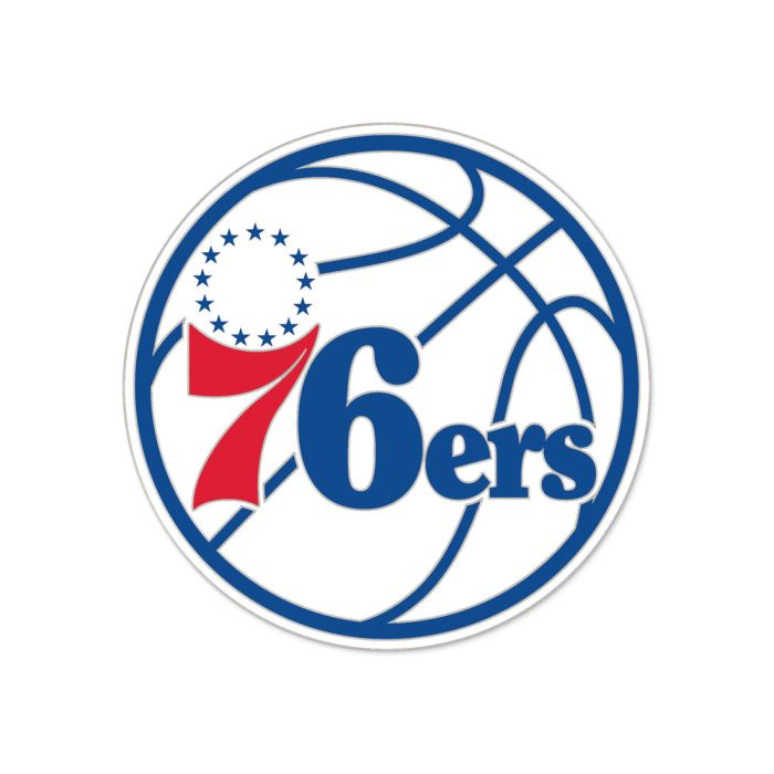 Épingle en émail de collection NBA WinCraft des Philadelphia 76ers