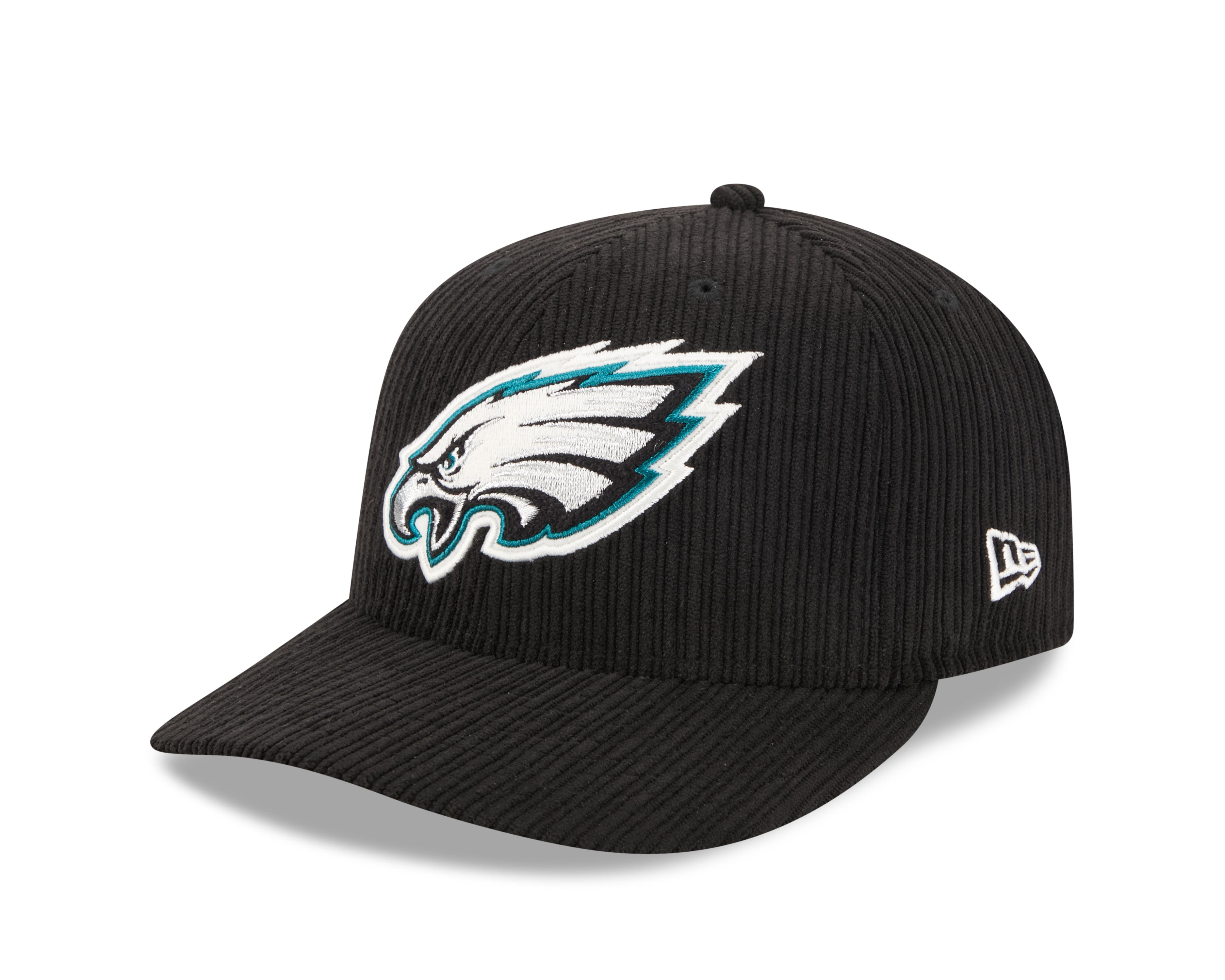 Philadelphia Eagles NFL New Era Men's Black 59Fifty Chenille Pop Fitted Hat