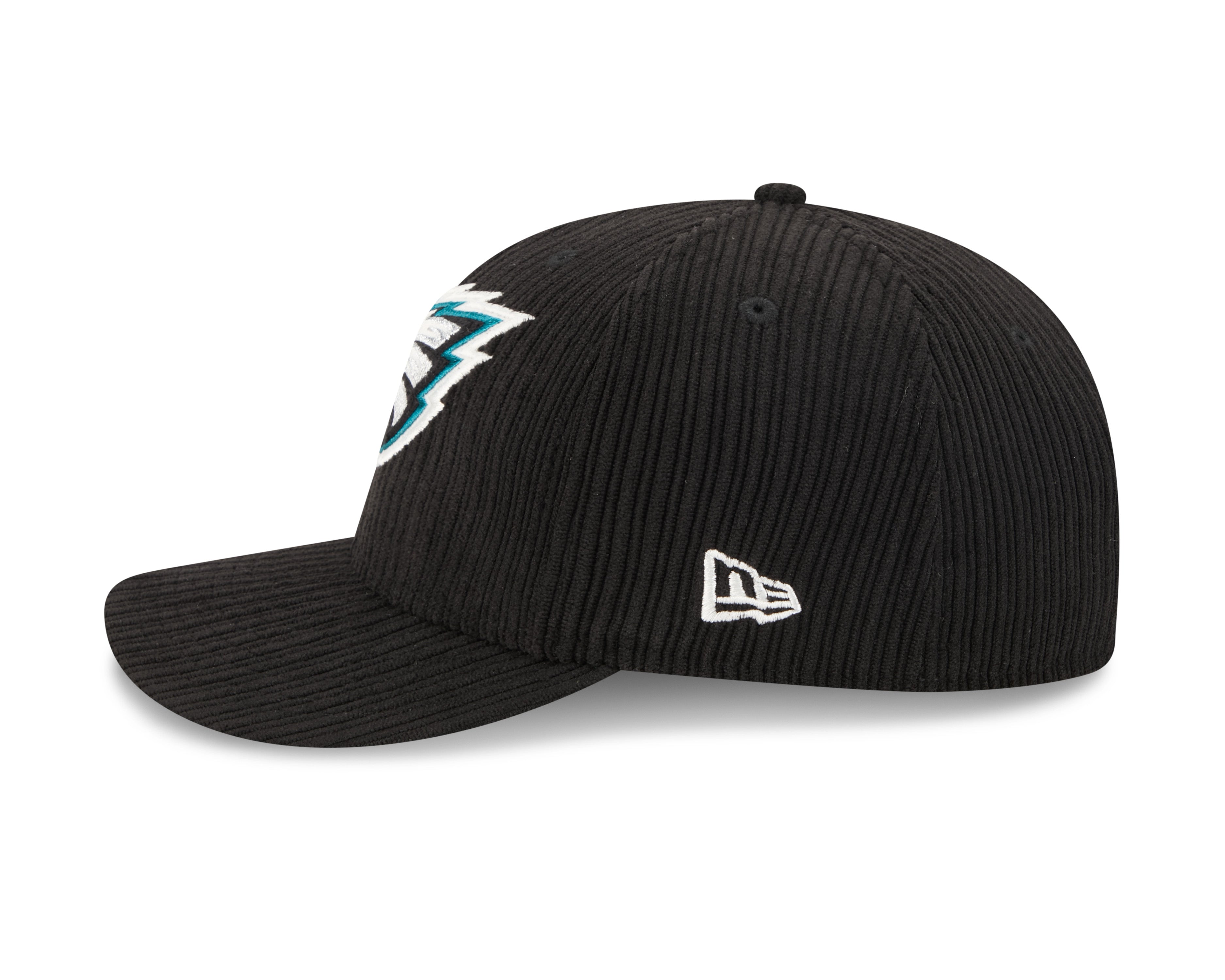 Philadelphia Eagles NFL New Era Men's Black 59Fifty Chenille Pop Fitted Hat