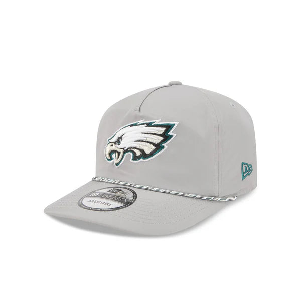 Casquette snapback grise à cordon 19Twenty pour homme, Philadelphia Eagles NFL New Era