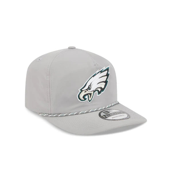 Casquette snapback grise à cordon 19Twenty pour homme, Philadelphia Eagles NFL New Era