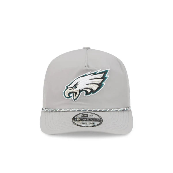Casquette snapback grise à cordon 19Twenty pour homme, Philadelphia Eagles NFL New Era