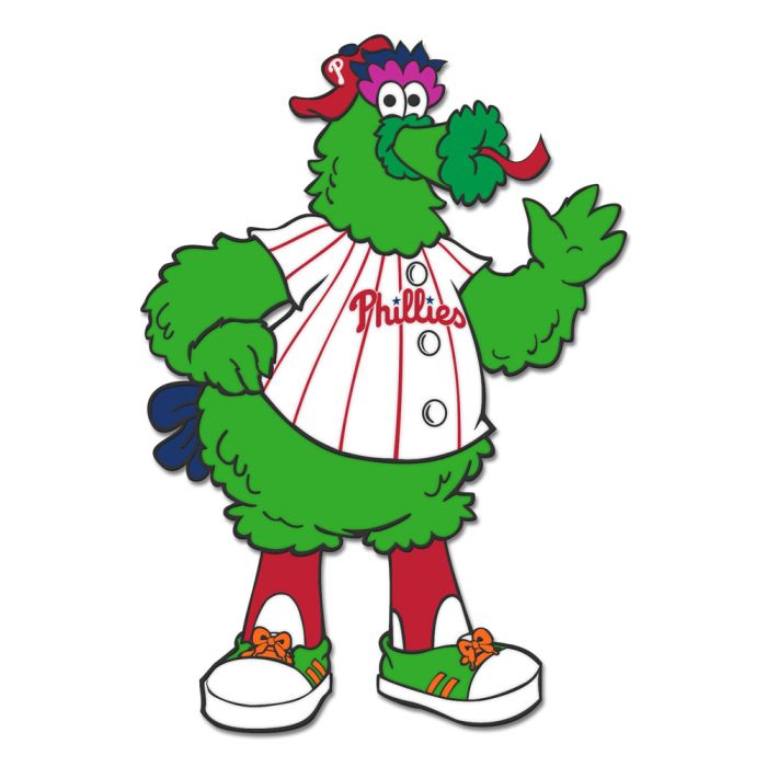 Épingle en émail de collection WinCraft, mascotte des Philadelphia Phillies MLB