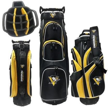 Pittsburgh Penguins NHL Black/Yellow Golf Cart Bag