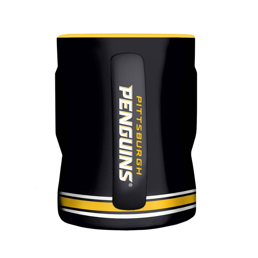 Pittsburgh Penguins NHL TSV 14oz Black Sculpted Mug