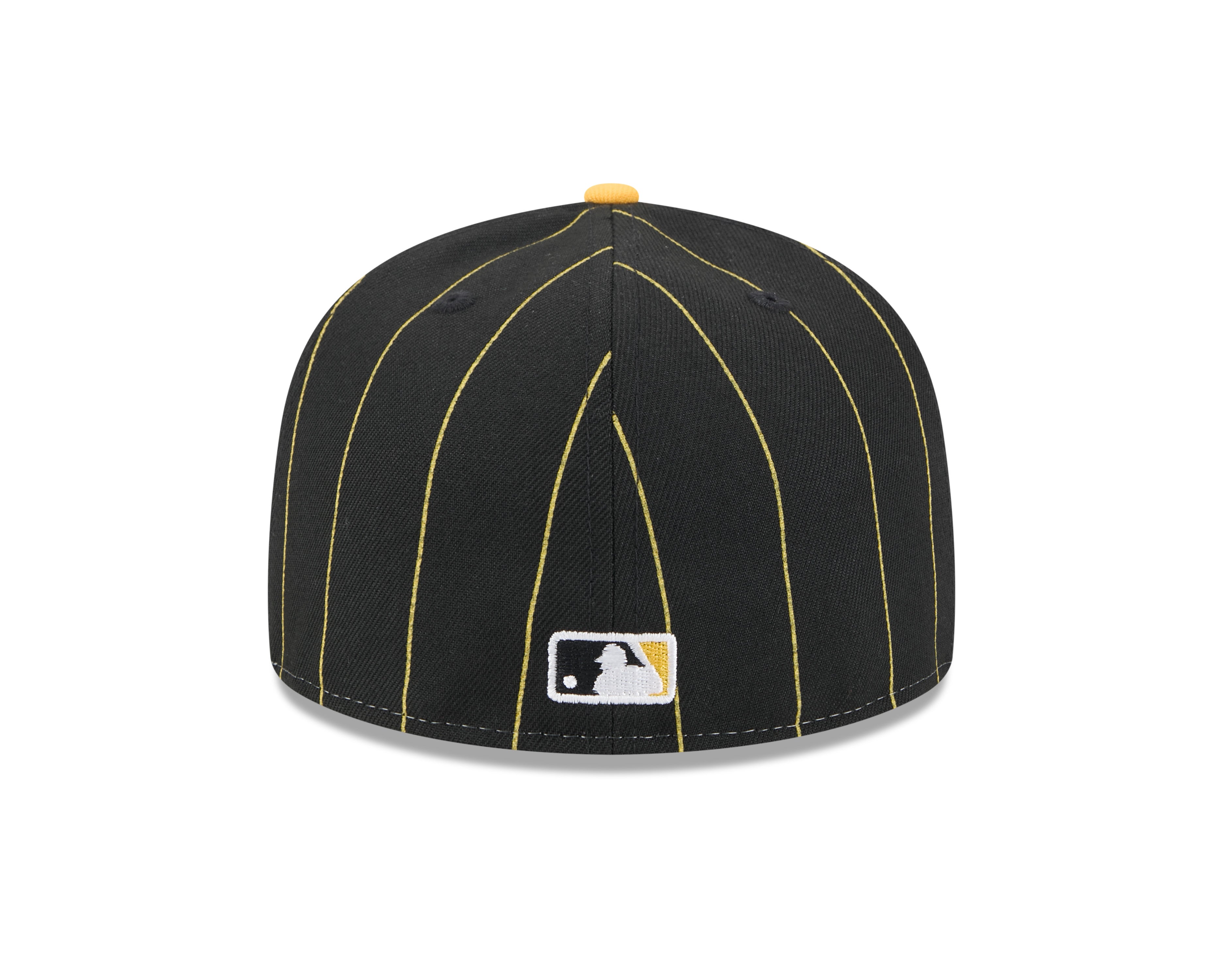 Pittsburgh Pirates MLB New Era Men's Black 59Fifty Two Tone Pinstripe Fitted Hat