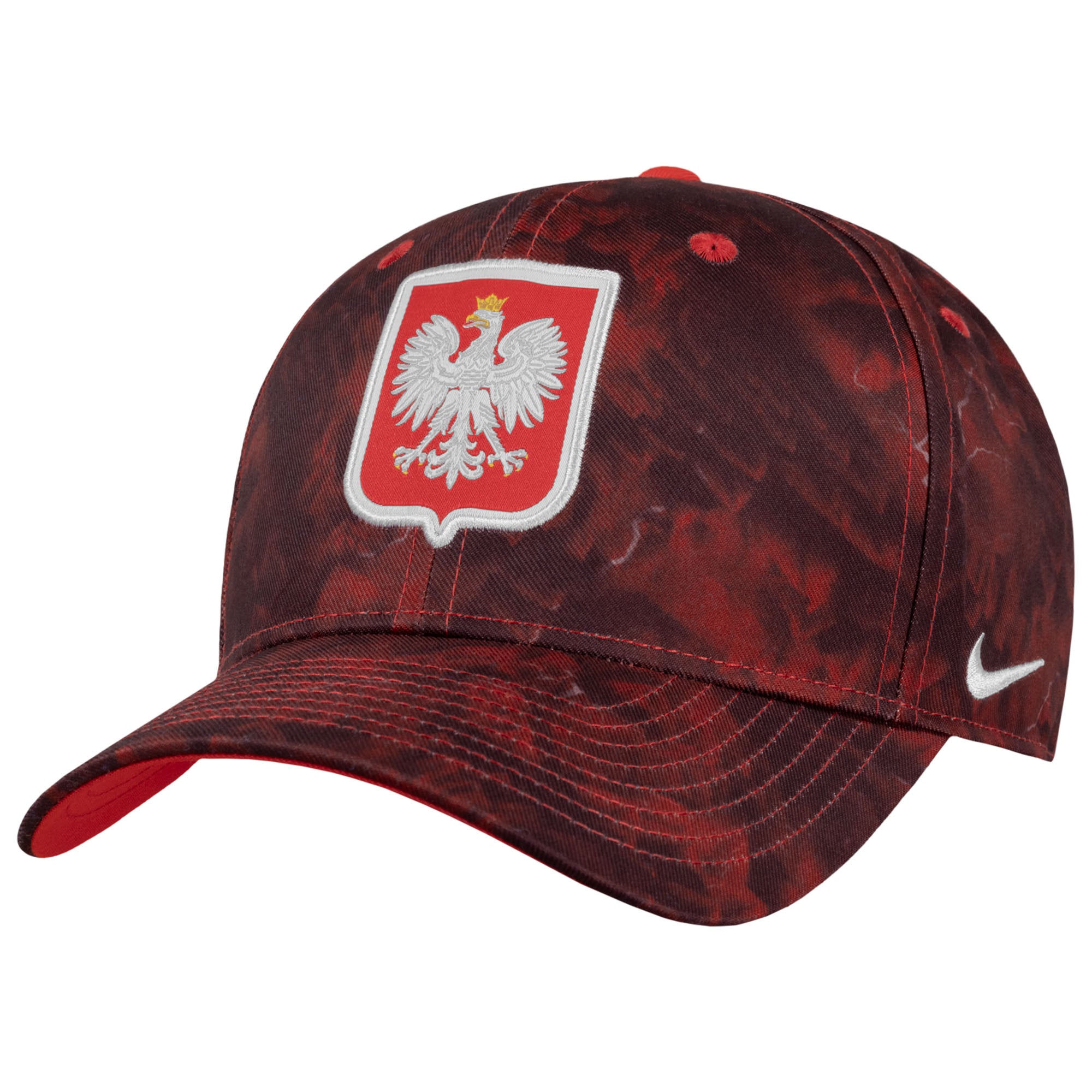 Poland National Team FIFA Nike Men's Red Rise Adjustable Hat