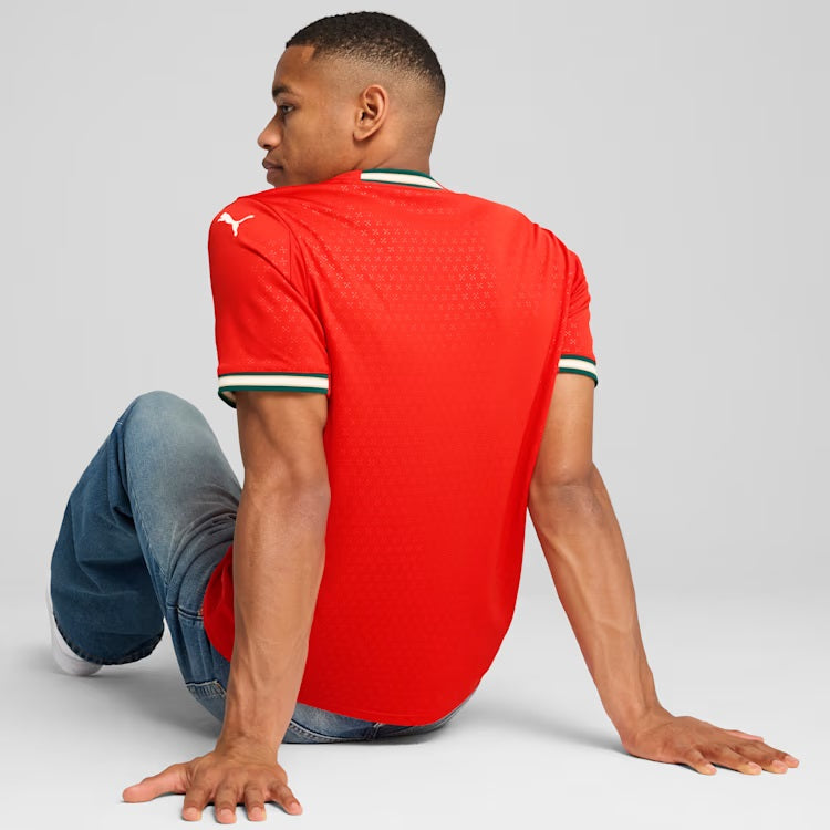 Maillot réplique rouge FIFA Puma pour homme de l'équipe nationale du Portugal 2024/25