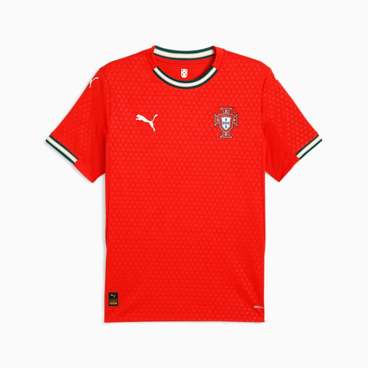 Maillot réplique rouge FIFA Puma pour homme de l'équipe nationale du Portugal 2024/25
