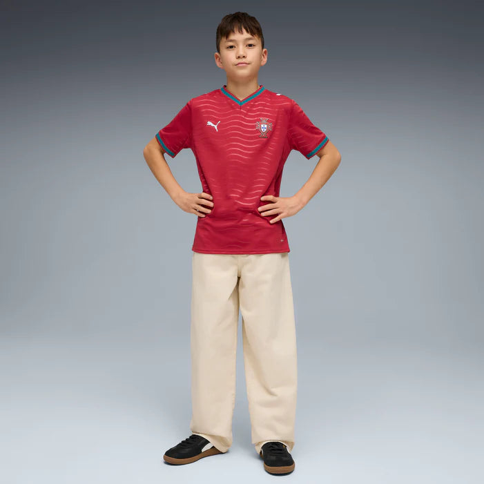Portugal National Team FIFA Puma Youth Red 2026/27 Home Replica Jersey
