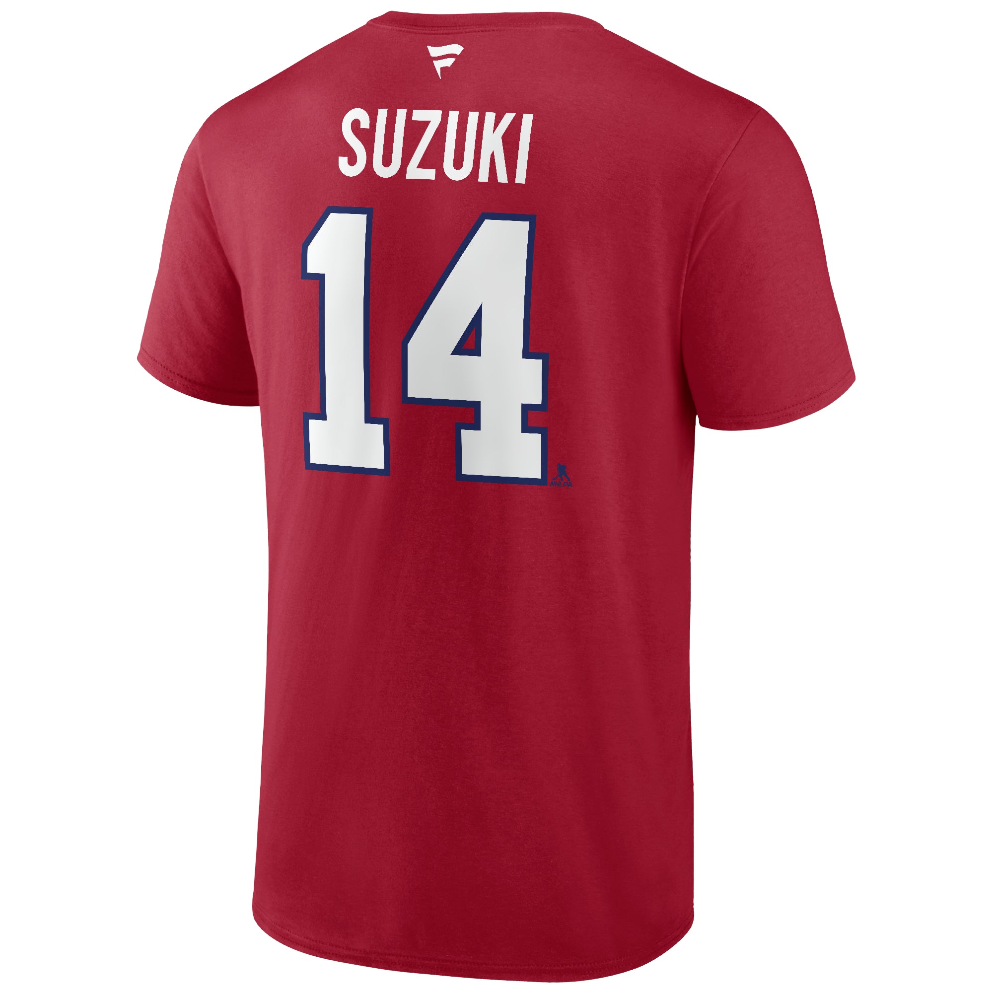 Nick Suzuki Canadiens de Montréal NHL Fanatics Branded T-shirt authentique rouge pour homme