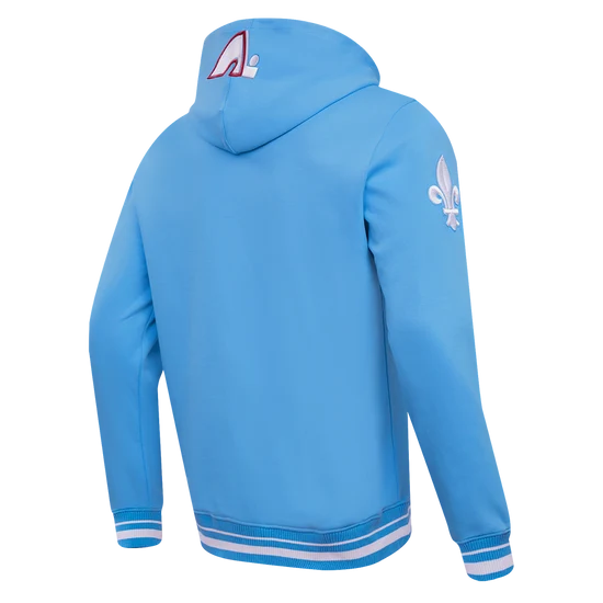Quebec Nordiques NHL Pro Standard Men's Light Blue Retro Classic Pullover Hoodie