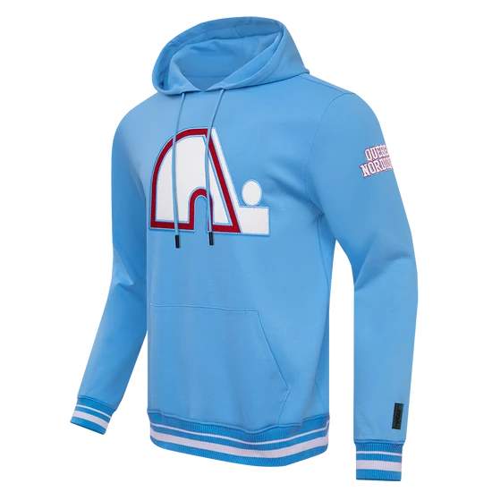 Quebec Nordiques NHL Pro Standard Men's Light Blue Retro Classic Pullover Hoodie