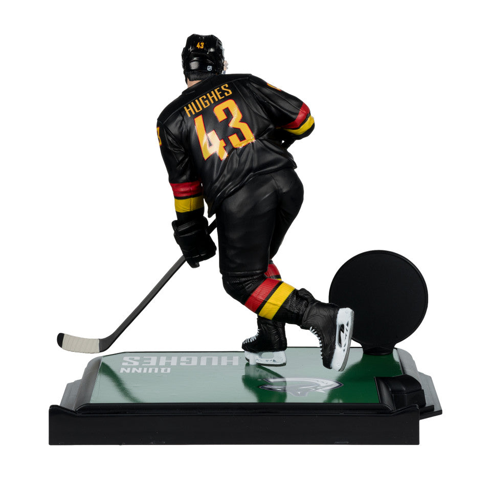 Quinn Hughes Vancouver Canucks NHL McFarlane Toys Alternate Uniform Legacy Series 7" Action Figure