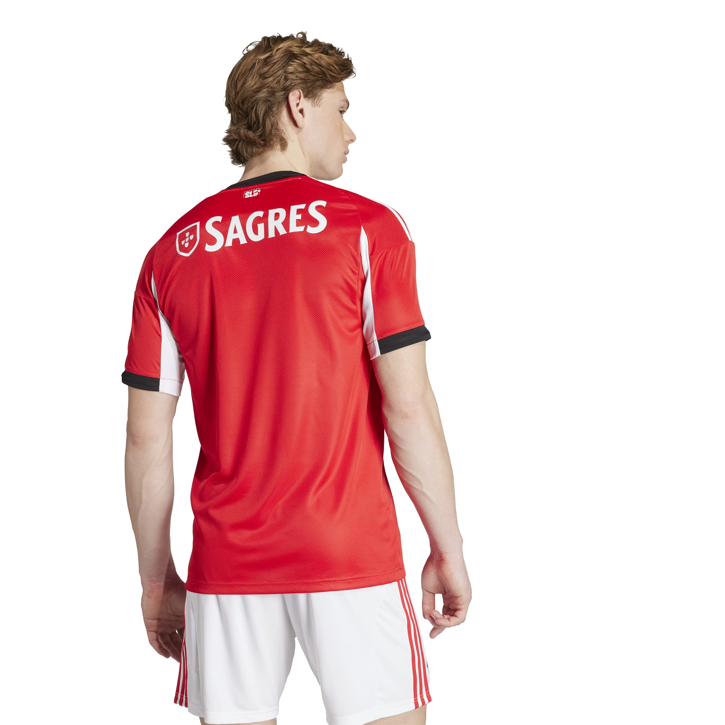 Maillot réplique domicile rouge SL Benfica LPFP Adidas pour homme, saison 2025/26