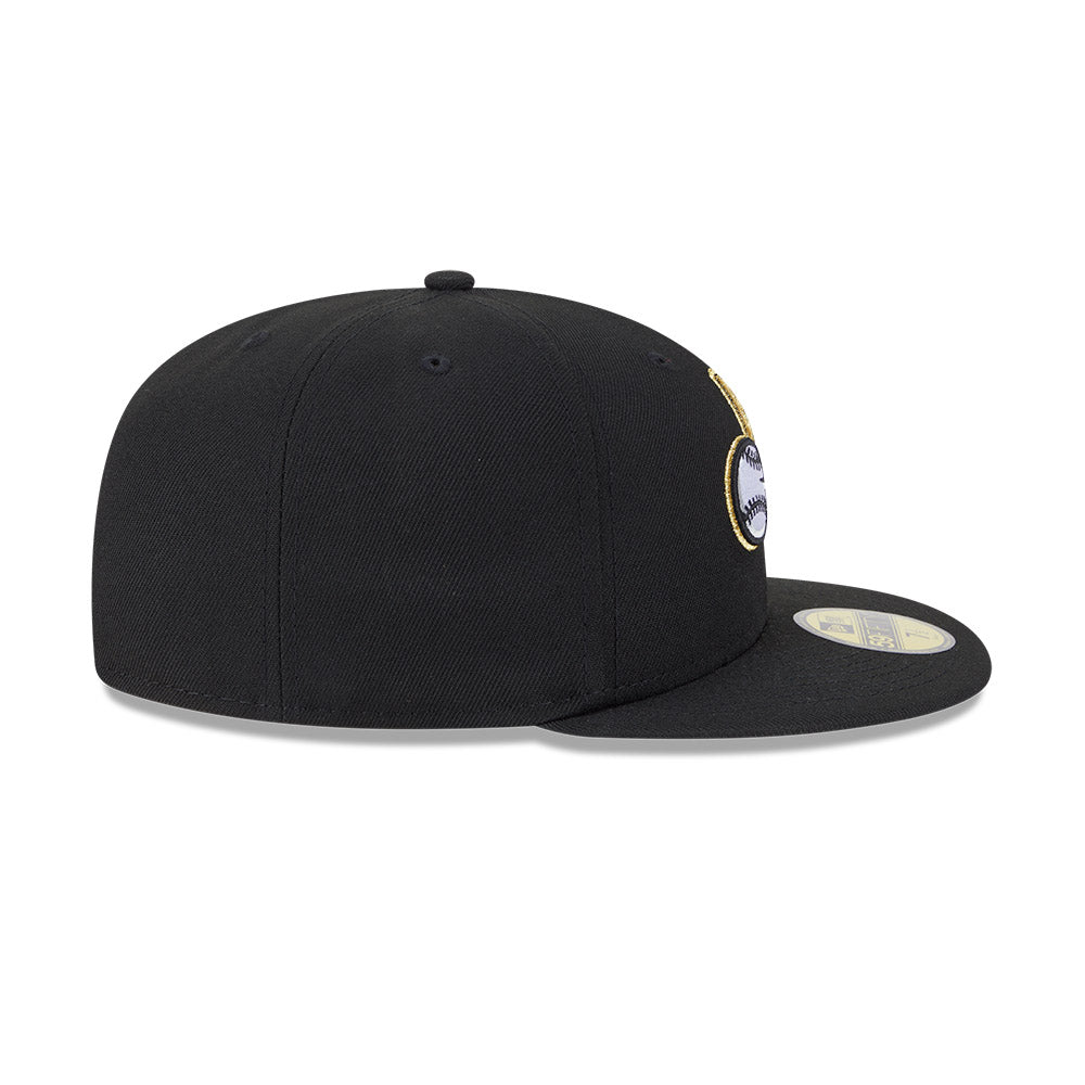 Casquette ajustée noire 59Fifty Alternate Authentic Collection pour homme des Sacramento River Cats MiLB New Era