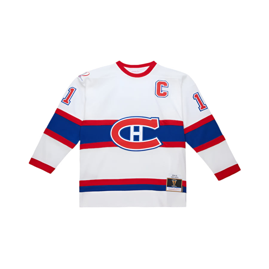 Saku Koivu Montreal Canadiens NHL Mitchell & Ness Men's White 2008 Power Play Authentic Jersey